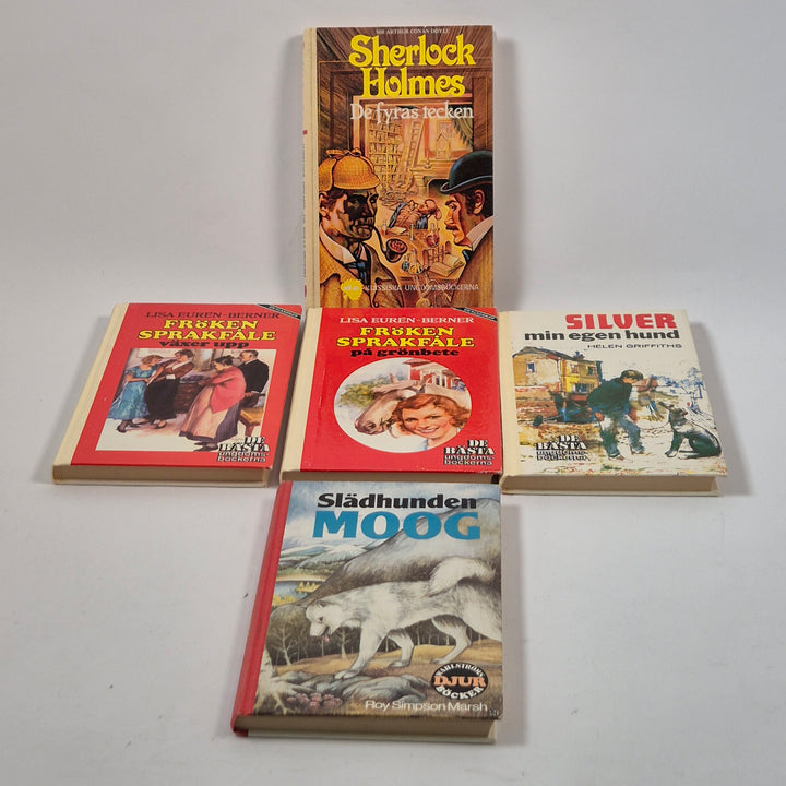Retro bokpaket klassiska barn och ungdomsböcker
