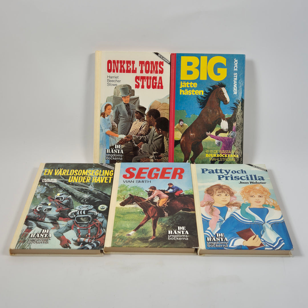 Retro bokpaket ungdomsböcker Wahlströms klassiker