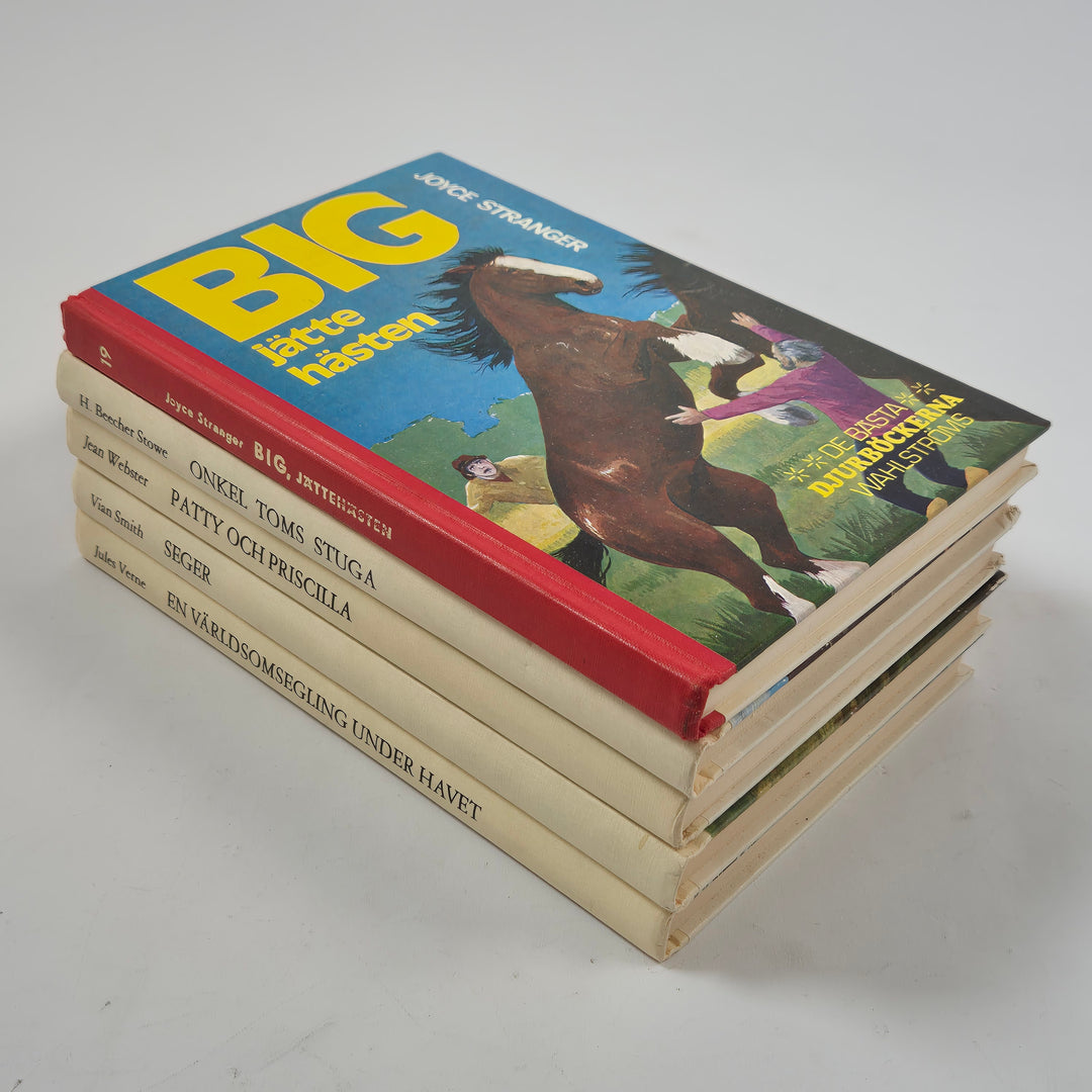 Retro bokpaket ungdomsböcker Wahlströms klassiker