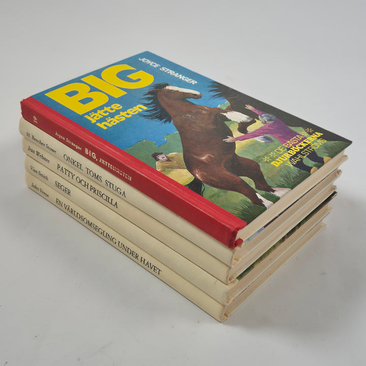 Retro bokpaket ungdomsböcker Wahlströms klassiker