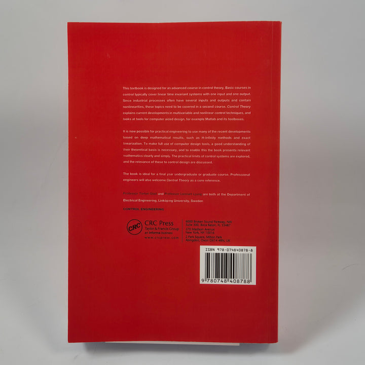Control Theory teknikbok CRC Press begagnad