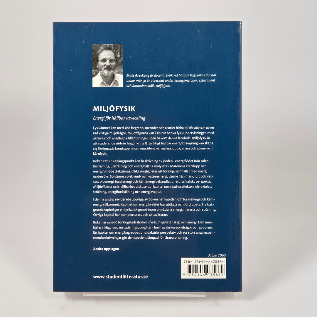 Miljöfysik kursbok hållbar utveckling Studentlitteratur