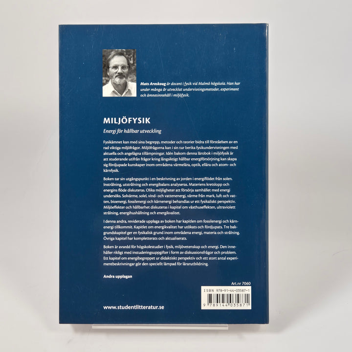 Miljöfysik kursbok hållbar utveckling Studentlitteratur
