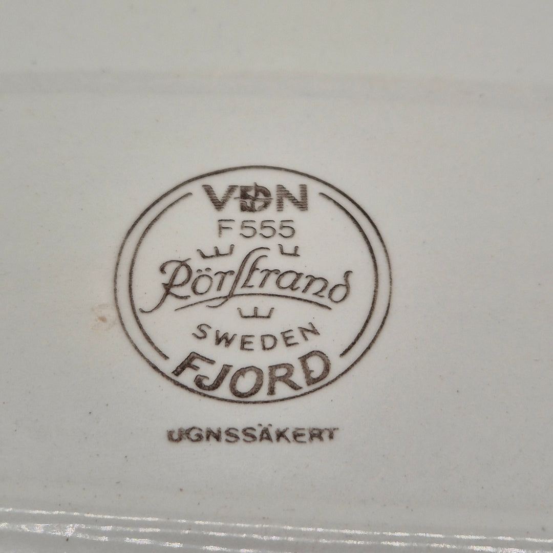 Rörstrand Fjord retro gryta med fat