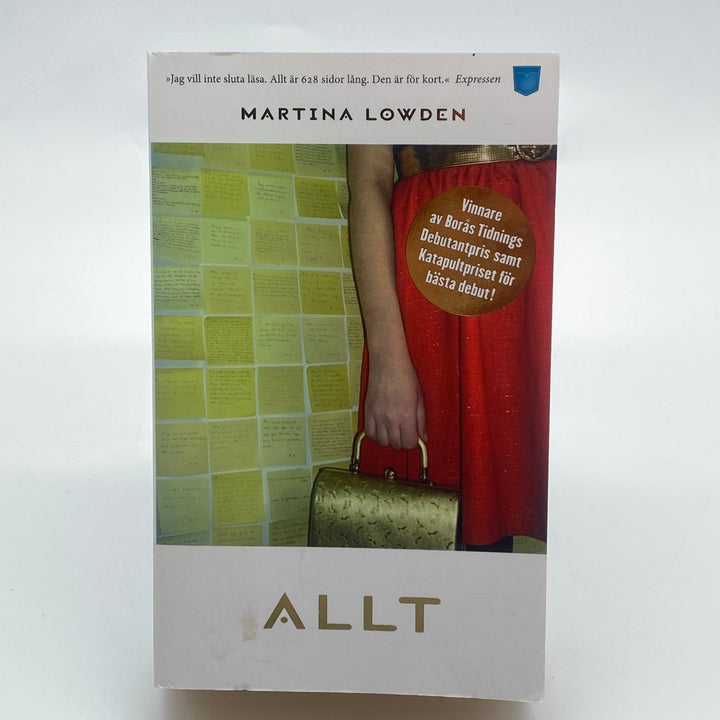 Martina Lowden "Allt" prisbelönt debutroman - Homy Secondhand Online