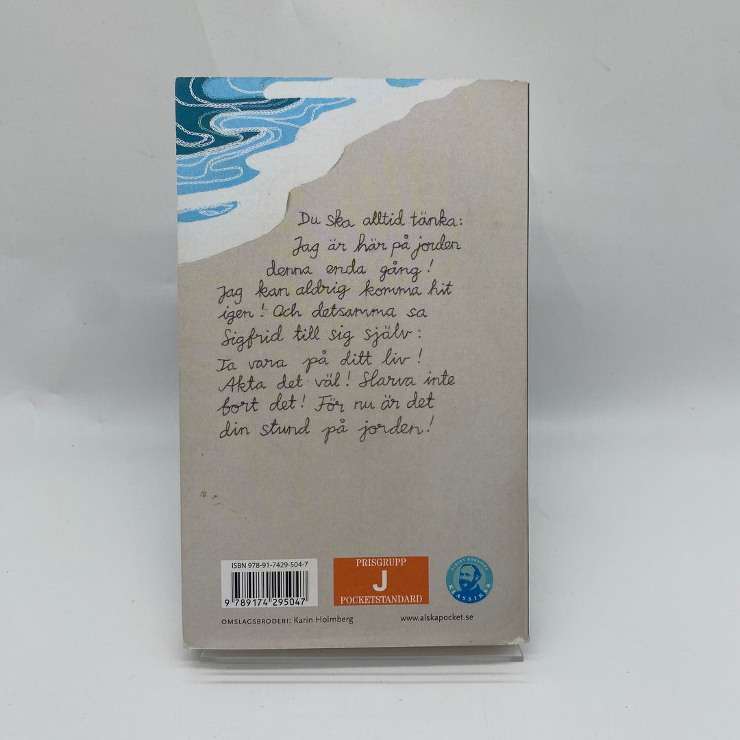 Unik broderad bok av Vilhelm Moberg