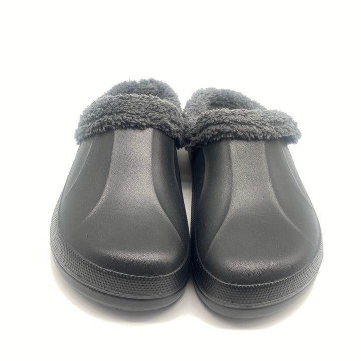 Mysiga moderna hemskor i fleece, stl 44-45