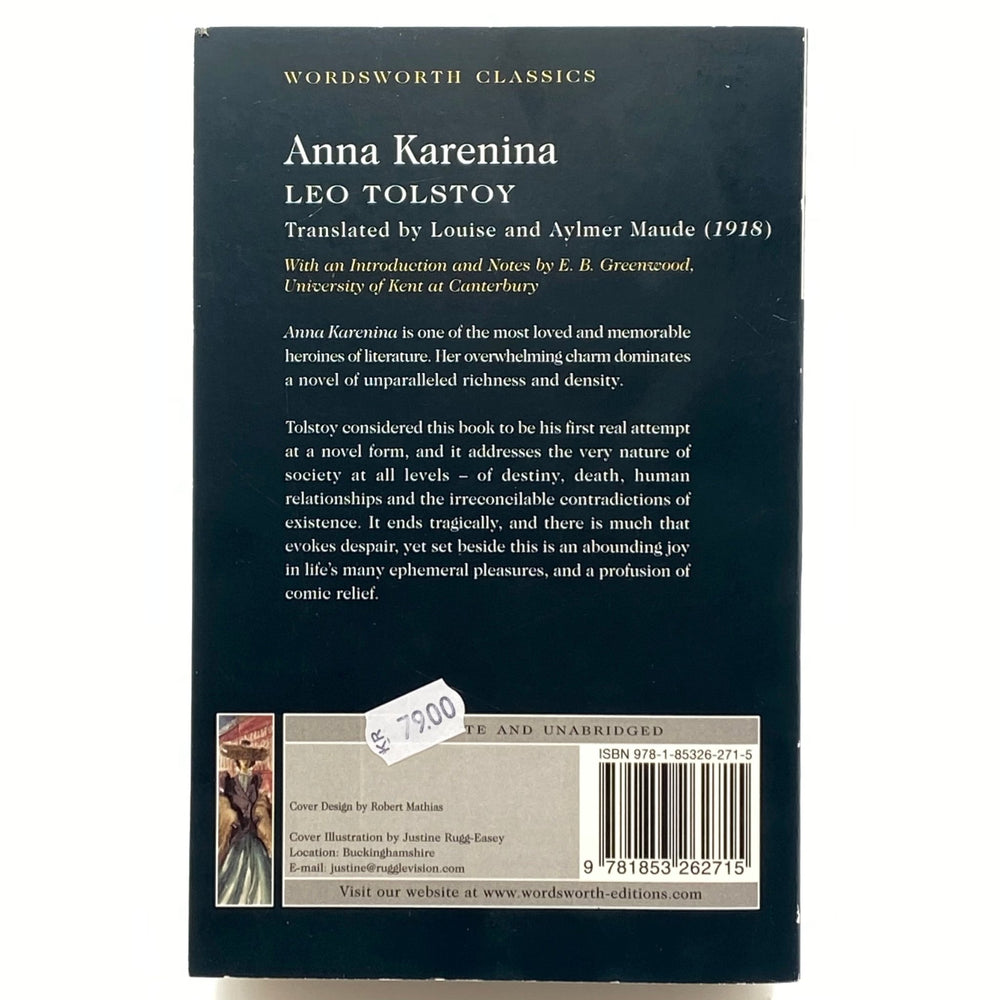 Anna Karenina av Leo Tolstoy klassiker - Homy Secondhand Online