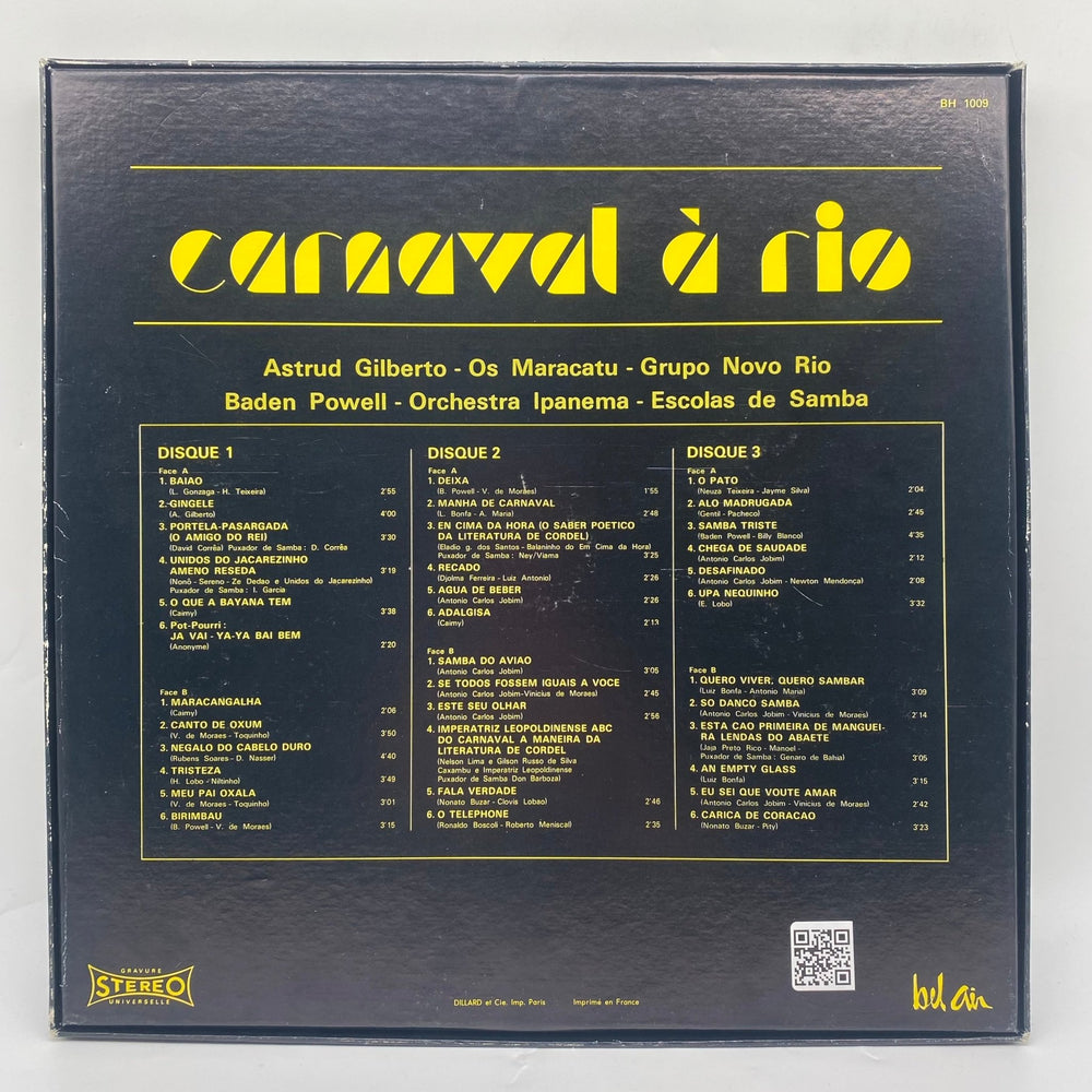 Karneval i Rio Vinylskiva - Brasiliansk Musik - Homy Secondhand Online