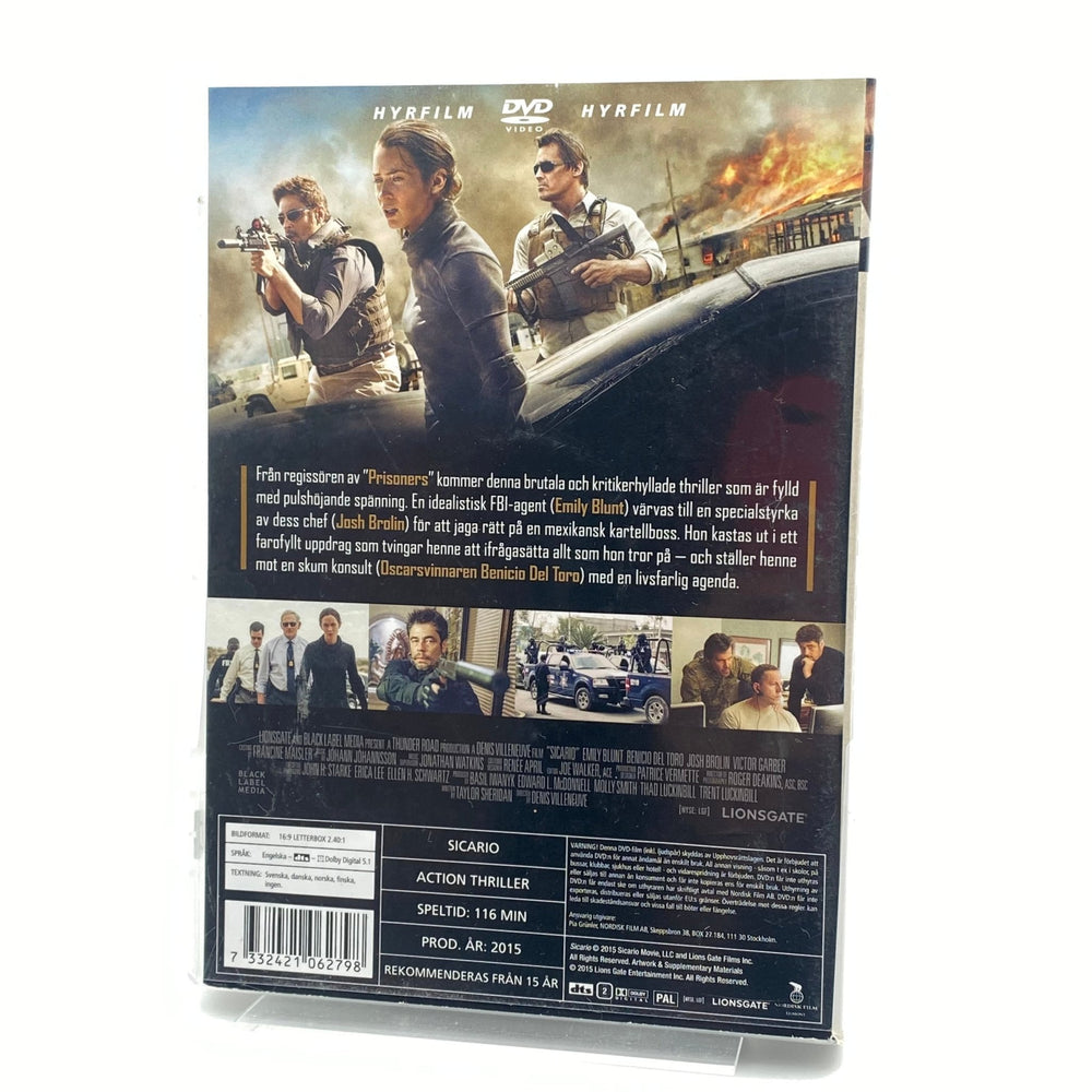 Sicario DVD - film med Emily Blunt - Homy Secondhand Online