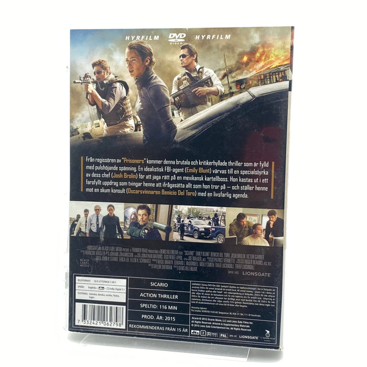 Sicario DVD - film med Emily Blunt - Homy Secondhand Online