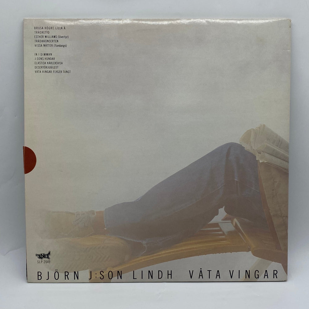 Björn J:son Lindh Våta Vingar LP Vinyl - Homy Secondhand Online