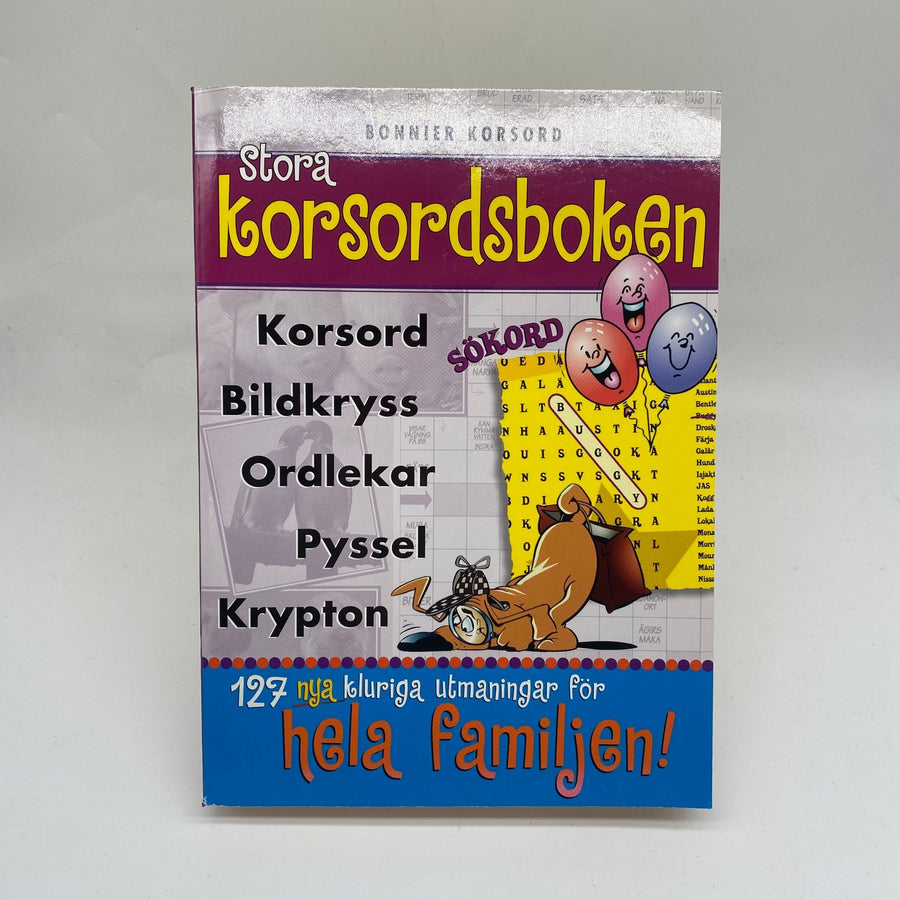 Stora Korsordsboken – Roligt Pusselspel för Familjen - Homy Secondhand Online