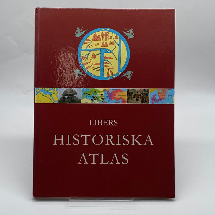 Libers historiska atlas röd omslag