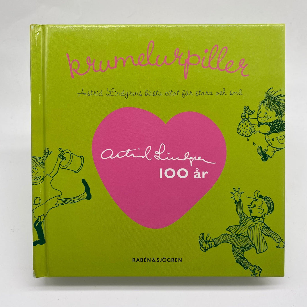 Grön bok med Astrid Lindgrens citat - Homy Secondhand Online
