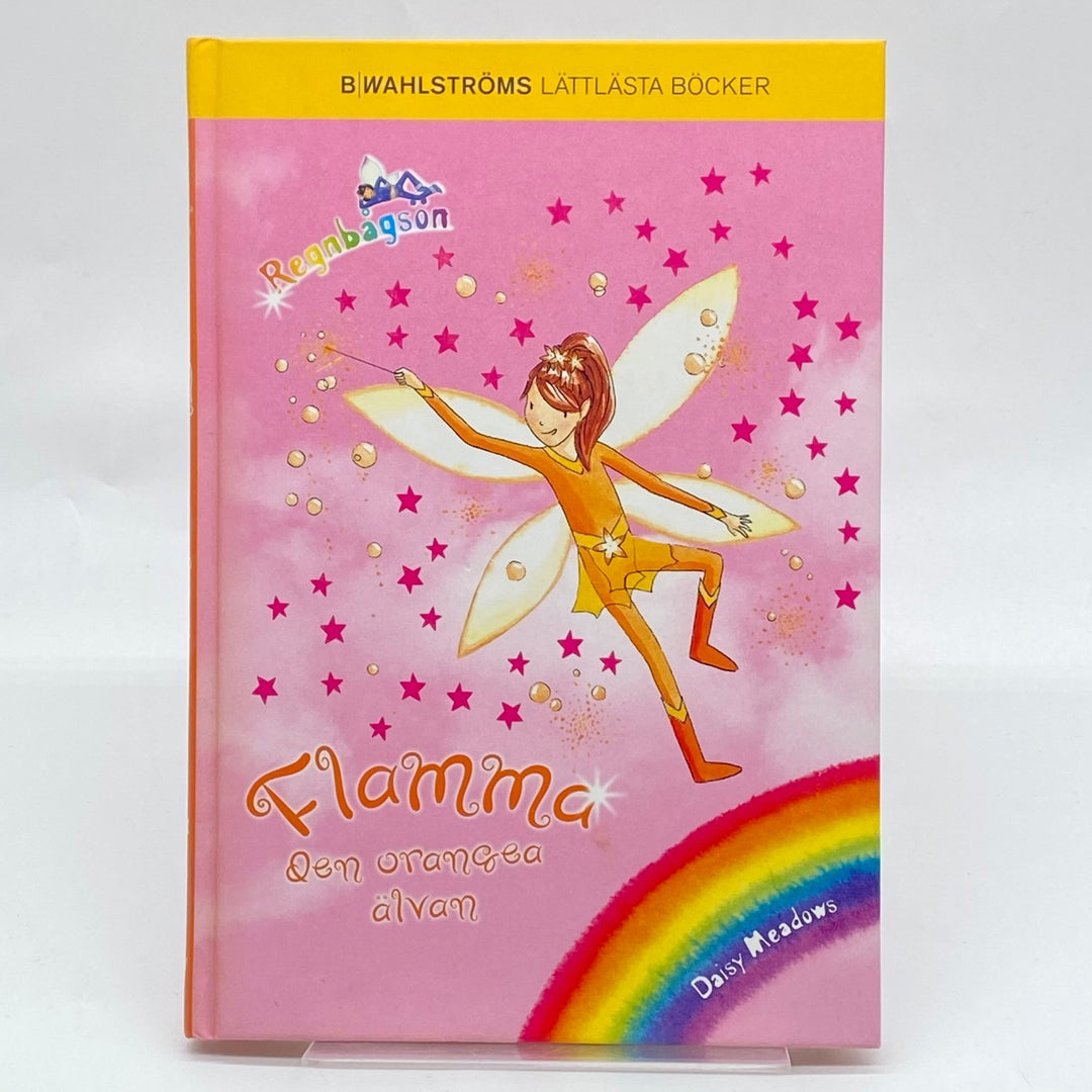 Färgglad barnbok om Flamma den orangea älvan - Homy Secondhand Online