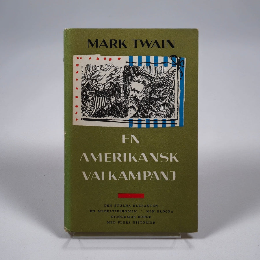 Mark Twain - En Amerikansk Valkampanj, Vintage Bok - Homy Secondhand Online