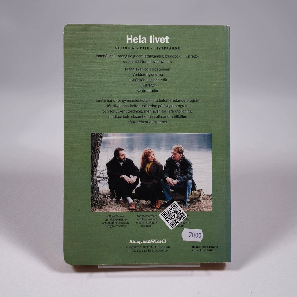 Hela livet - Bok om Religion, Etik, Livsfrågor - Homy Secondhand Online