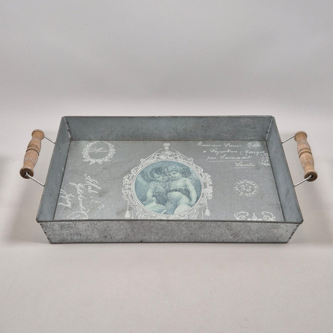 Charmigt Brickbord med Vintage Änglamotiv - Homy Secondhand Online