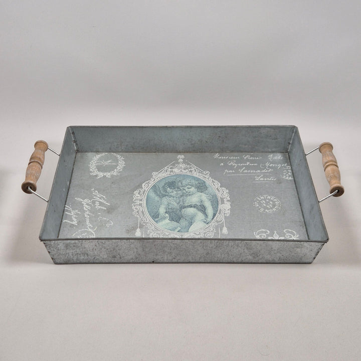 Charmigt Brickbord med Vintage Änglamotiv - Homy Secondhand Online