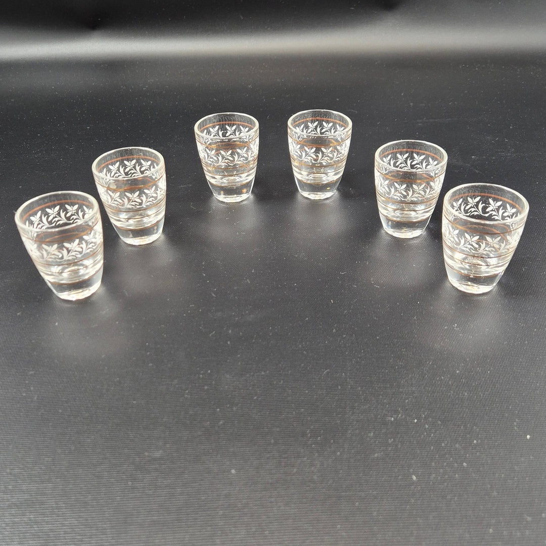 Elegant Karaff och Sex Snapsglas Set - Homy Secondhand Online