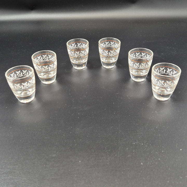 Elegant Karaff och Sex Snapsglas Set - Homy Secondhand Online