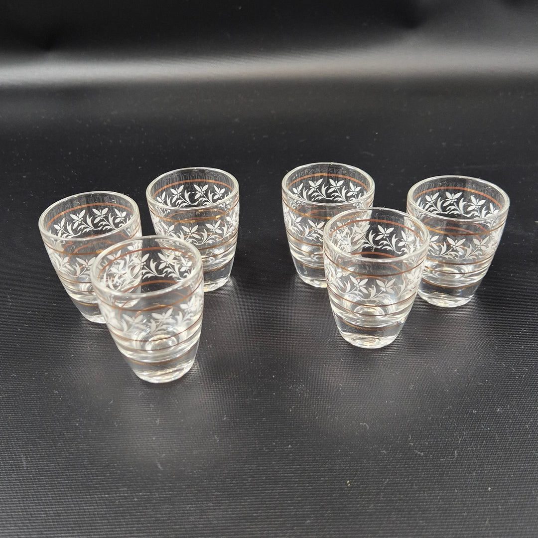 Elegant Karaff och Sex Snapsglas Set - Homy Secondhand Online