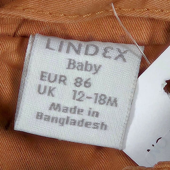 Brun Barnjacka med Huva och Knappar - Homy Secondhand Online