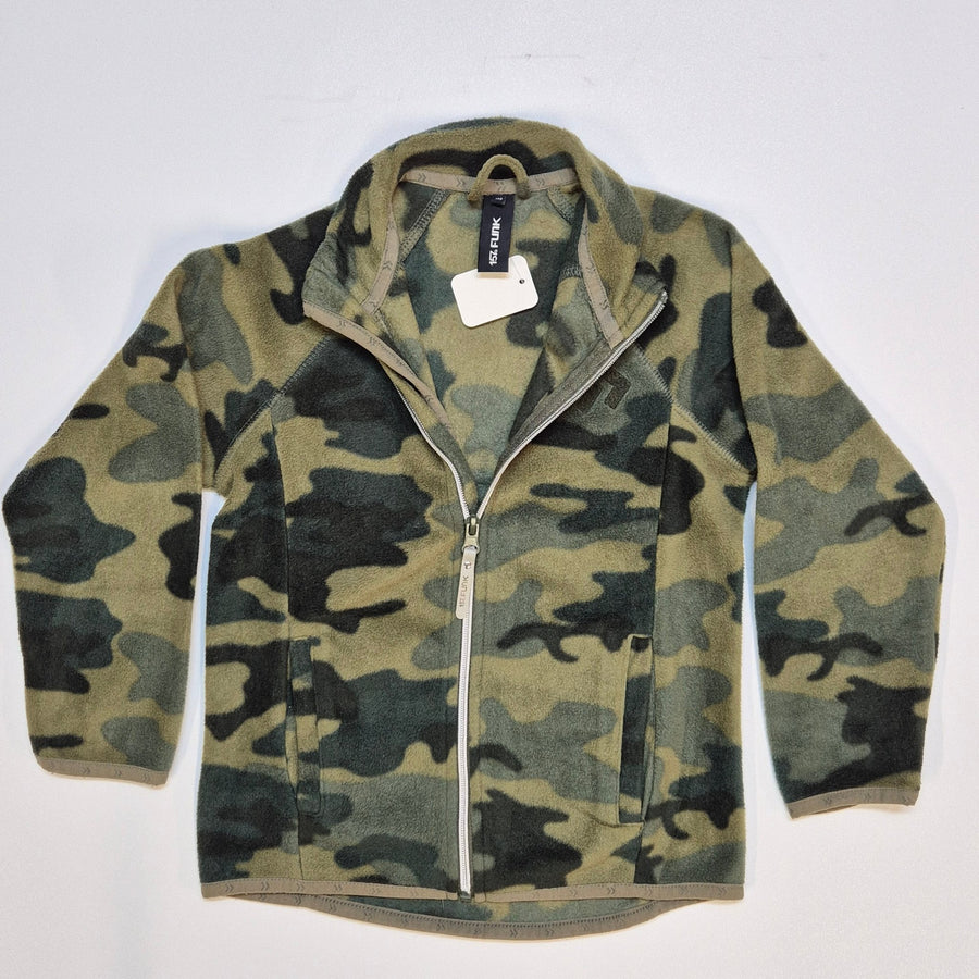 Trendig Kamouflagemönstrad Fleecejacka för Barn - Homy Secondhand Online