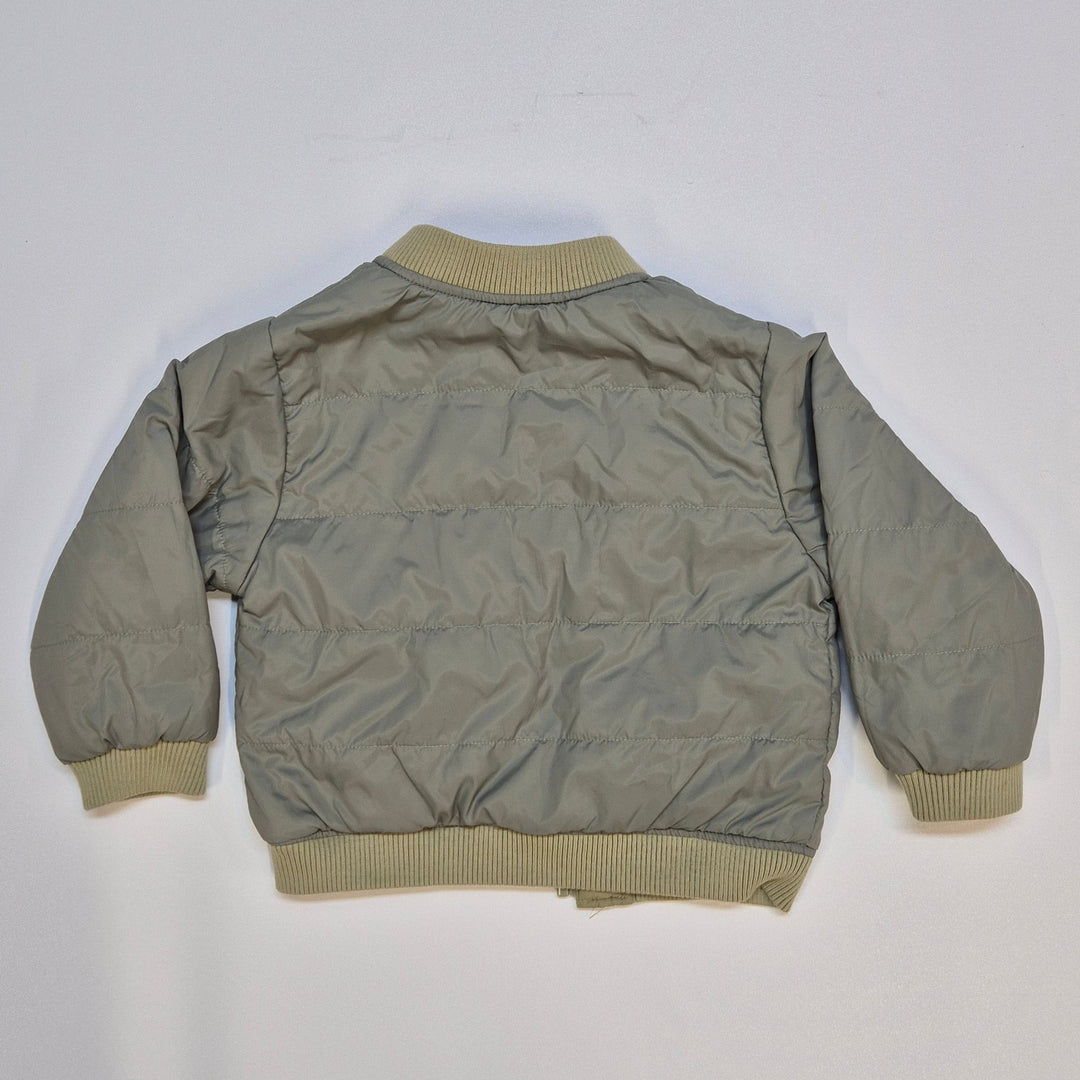 Olivgrön Bomberjacka i Retrostil för Herr - Homy Secondhand Online