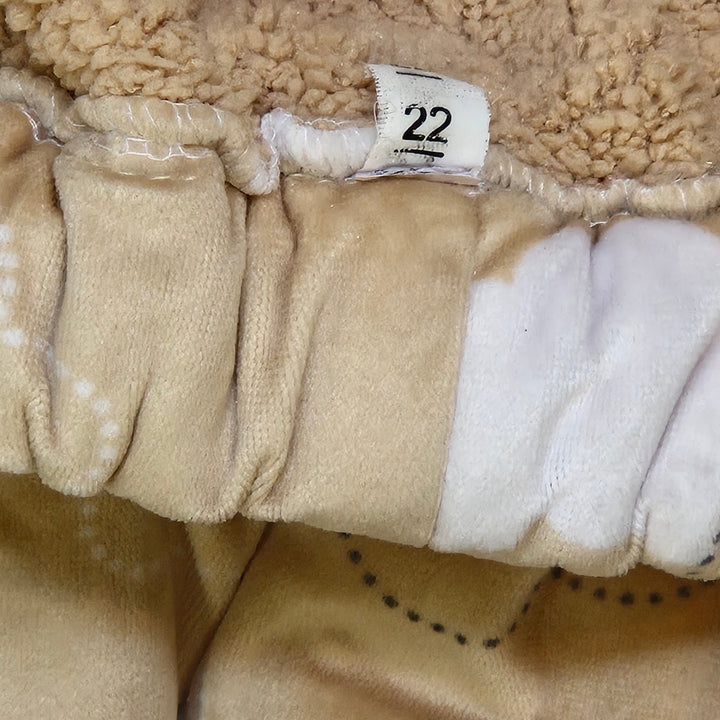Mjuka Beige Byxor med Molntryck för Barn - Homy Secondhand Online