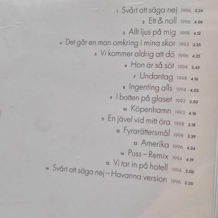 Bo Kaspers Orkester "Hittills" CD - Svensk Musik - Homy Secondhand Online