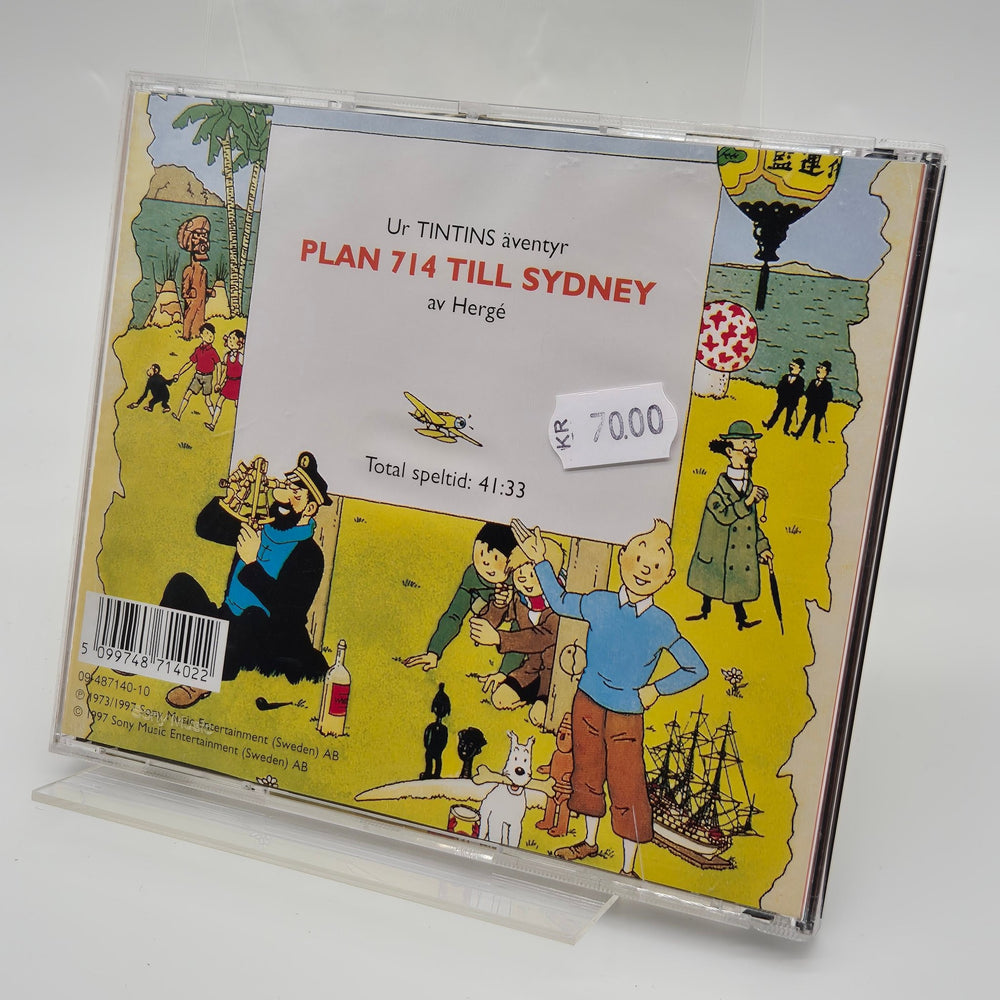 Tintin Plan 714 Till Sydney CD - Samlarutgåva - Homy Secondhand Online