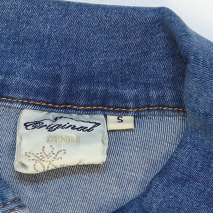 Chict denimklänning med dragkedjedetaljer - Homy Secondhand Online