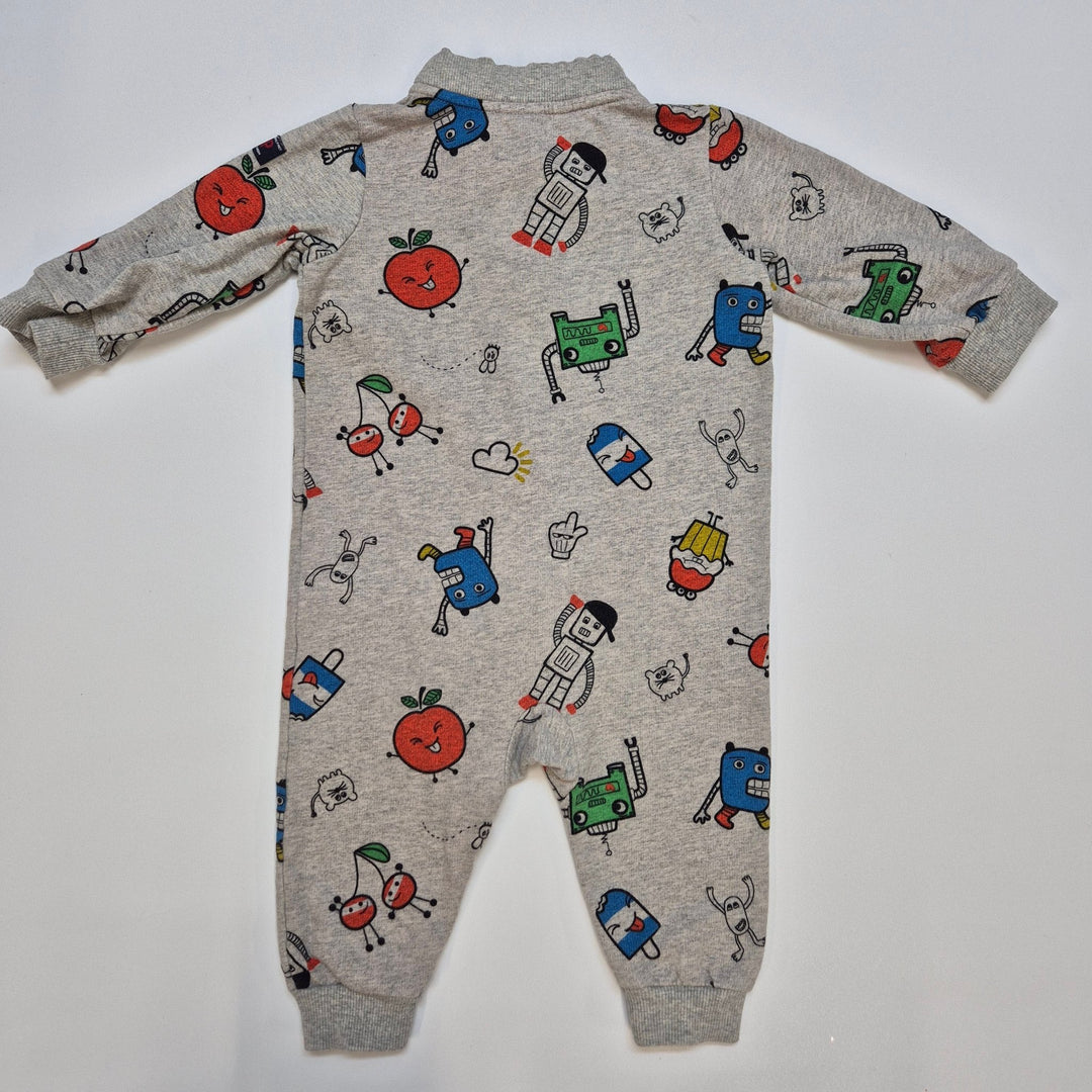 Färgglad Pyjamas med Robotmotiv för Barn - Homy Secondhand Online