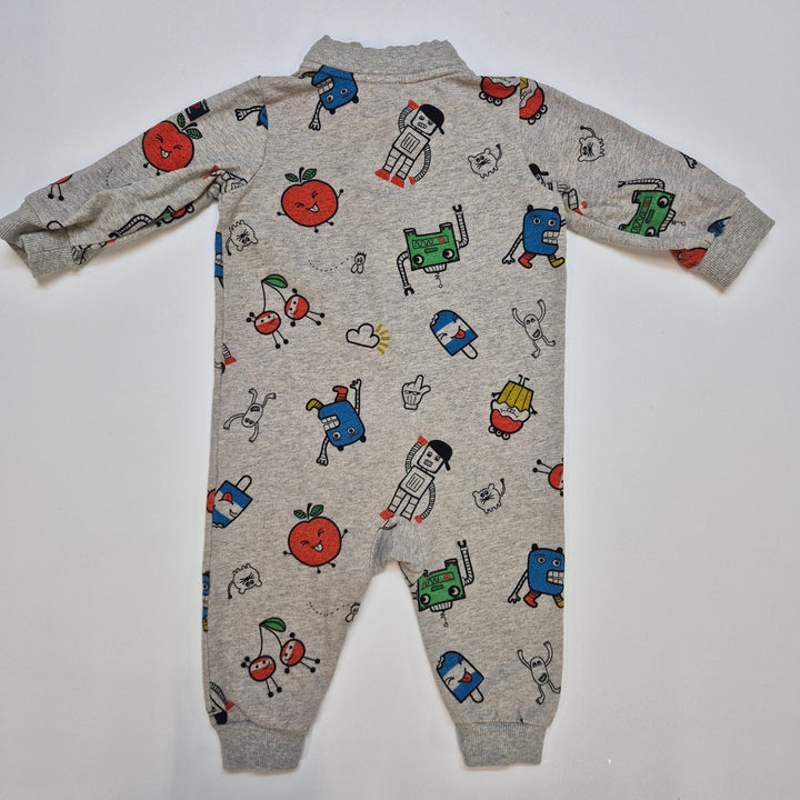 Färgglad Pyjamas med Robotmotiv för Barn - Homy Secondhand Online