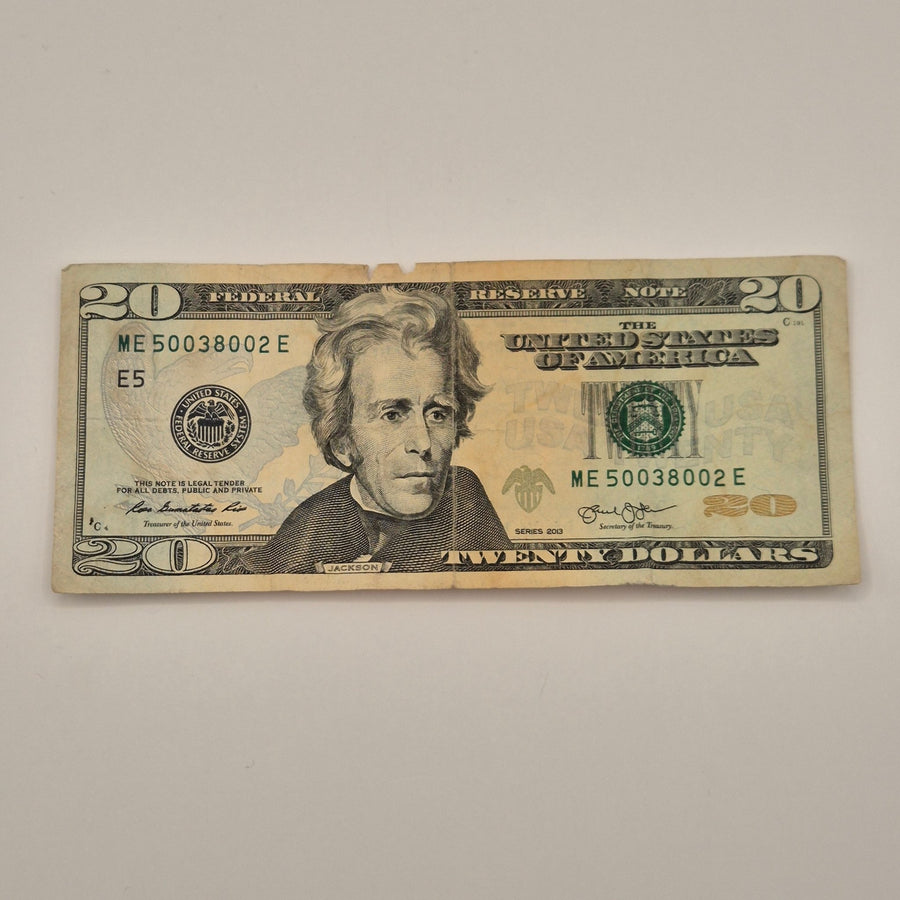 Amerikansk 20 - dollarsedel från 2009, Samlarskick - Homy Secondhand Online