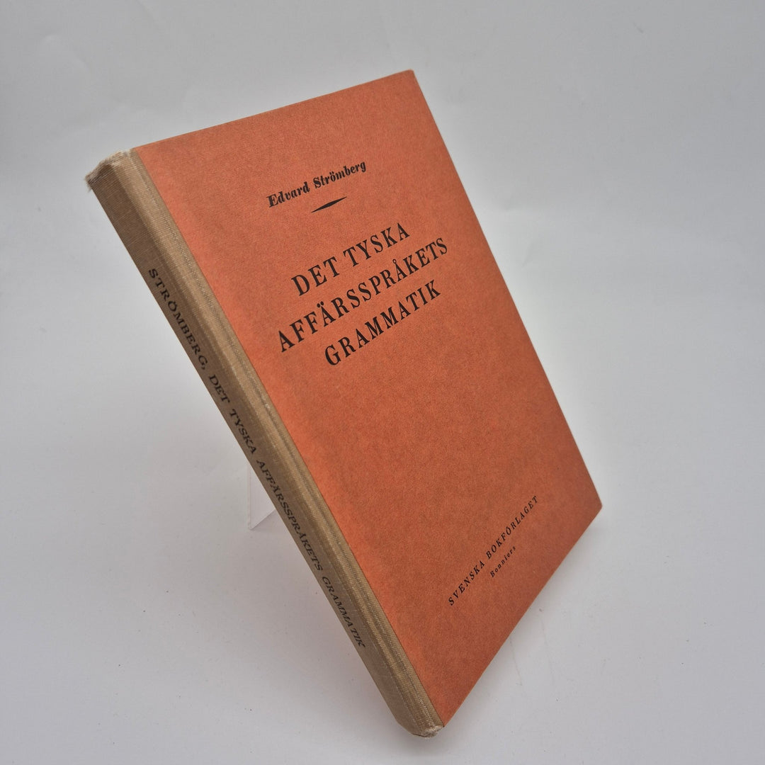 Klassisk Tysk Grammatik av Edvard Strindberg - Homy Secondhand Online