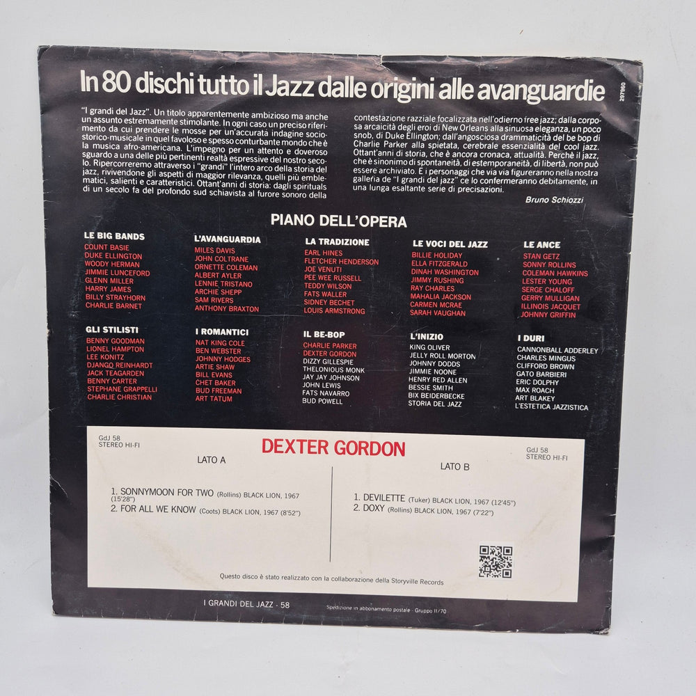 Dexter Gordon Vinyl Jazzklassiker från 1980 - talet - Homy Secondhand Online