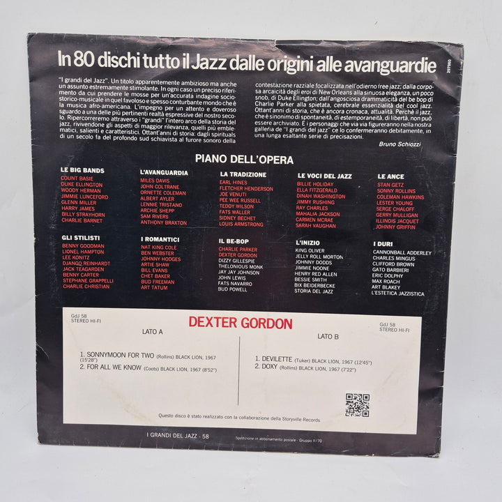 Dexter Gordon Vinyl Jazzklassiker från 1980 - talet - Homy Secondhand Online