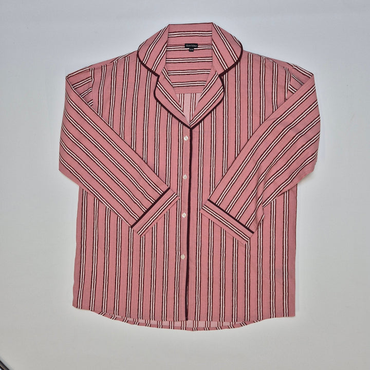 Randig rosa pyjamas för dam – Black Colour (S/M) - Homy Secondhand Online