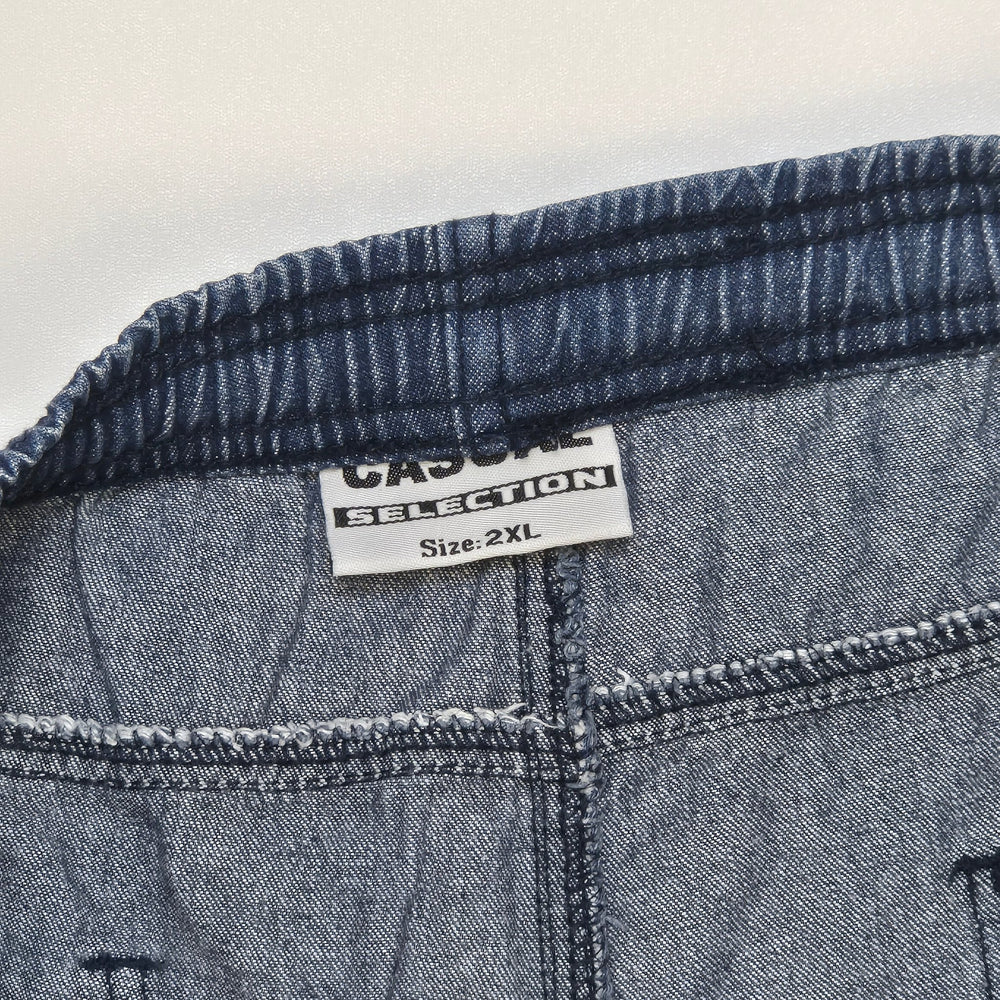 Blå resårjeans i denim för barn - Homy Secondhand Online