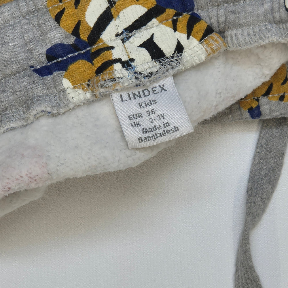 Barnbyxor med färgglada tigertryck, grå - Homy Secondhand Online