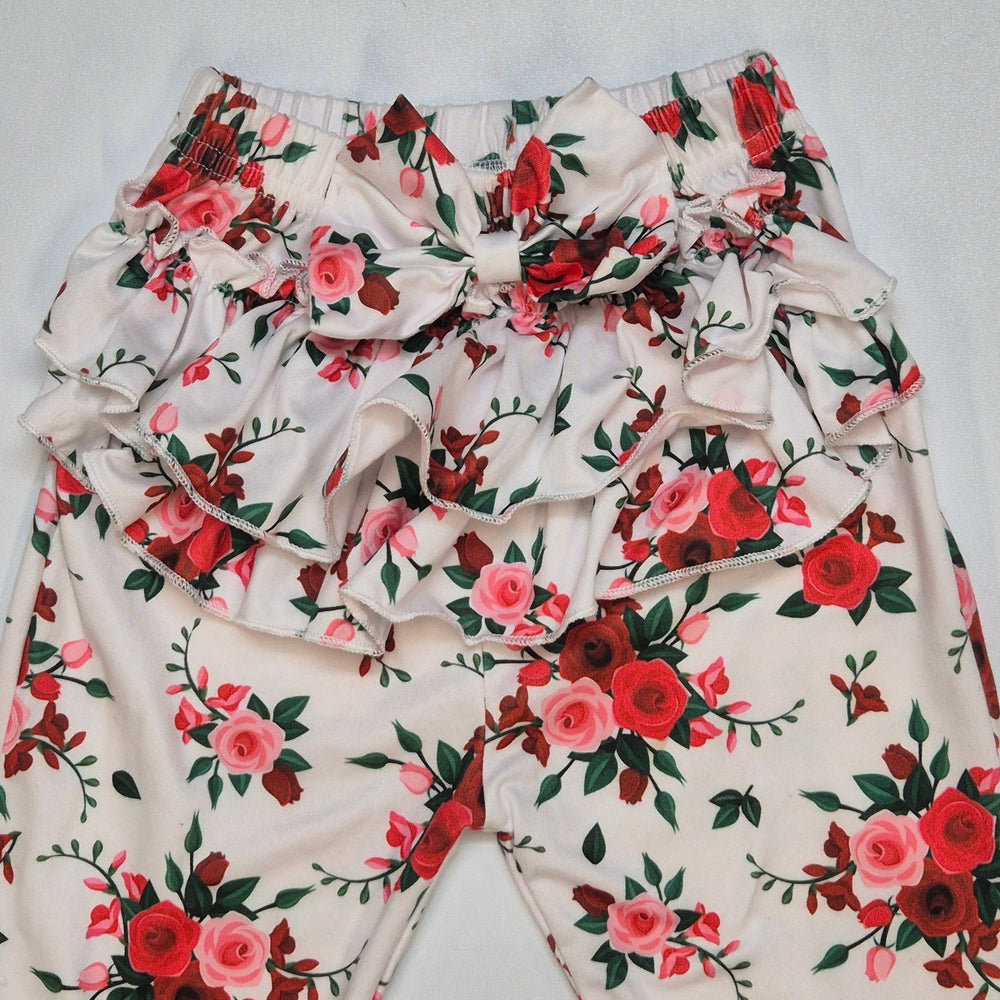 Blommiga barnbyxor i mjuk bomull - Homy Secondhand Online