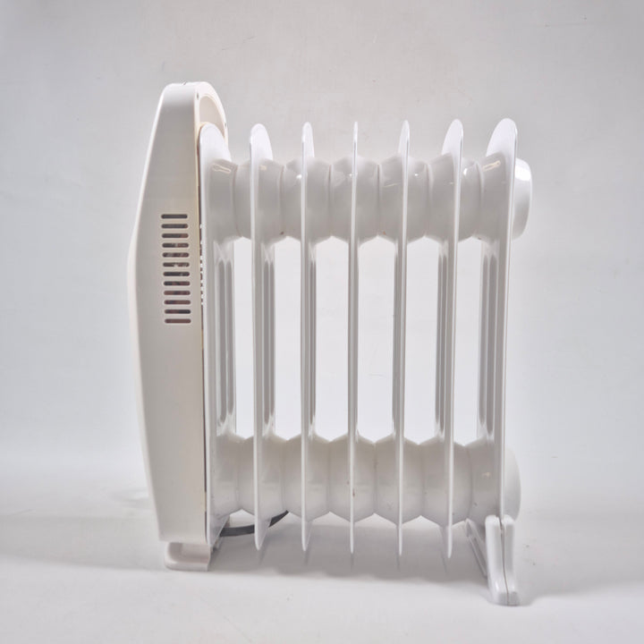Elegant oljefylld Biltema-radiator i metall