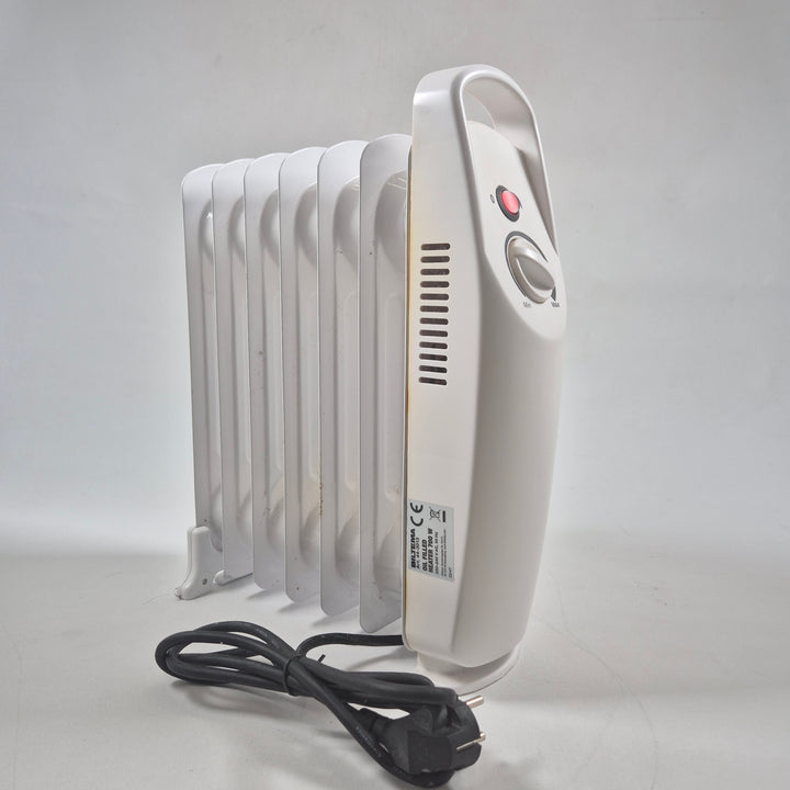 Elegant oljefylld Biltema-radiator i metall