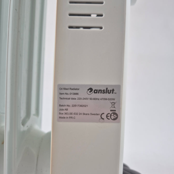 Ansut oljefylld radiator modern och effektiv