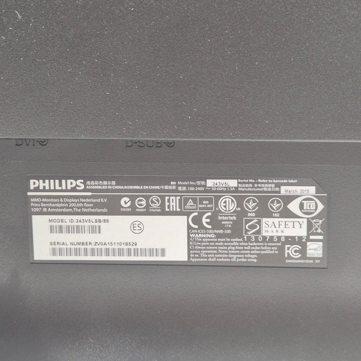Philips LED-skärm 23.6 tum Full HD