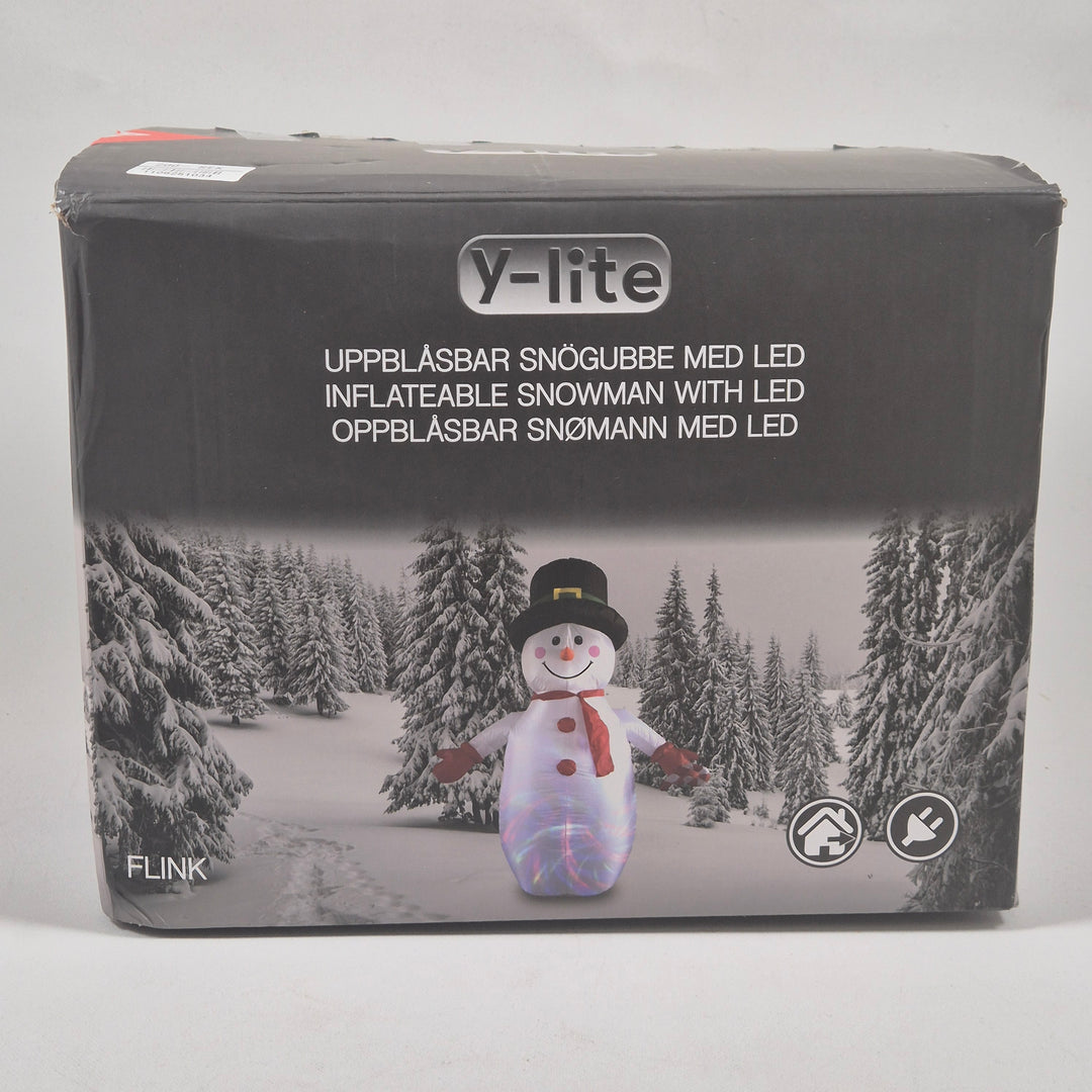 Uppblåsbar LED Snögubbe Y-Lite Nylon