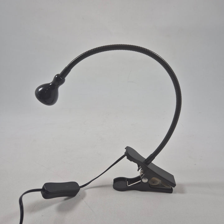 Flexibel bordslampa i metall begagnad